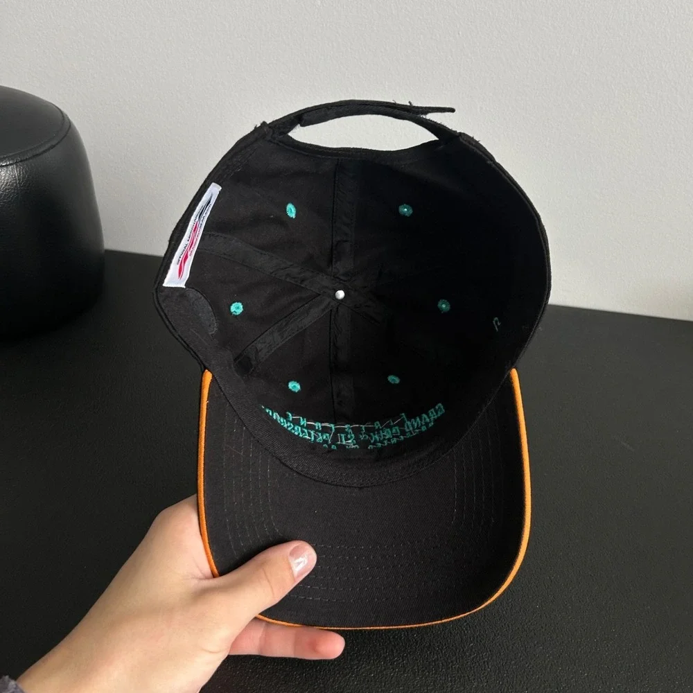 Firestone Grand Prix Hat Cap Strap Back Adjustable Black 2025 Car Racing Adult
